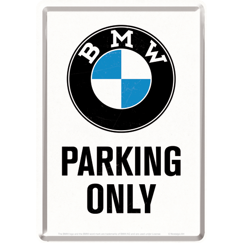 BMW - Parking Only White