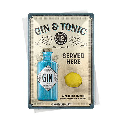 Gin & Tonic Served Here