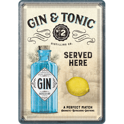 Gin & Tonic Served Here