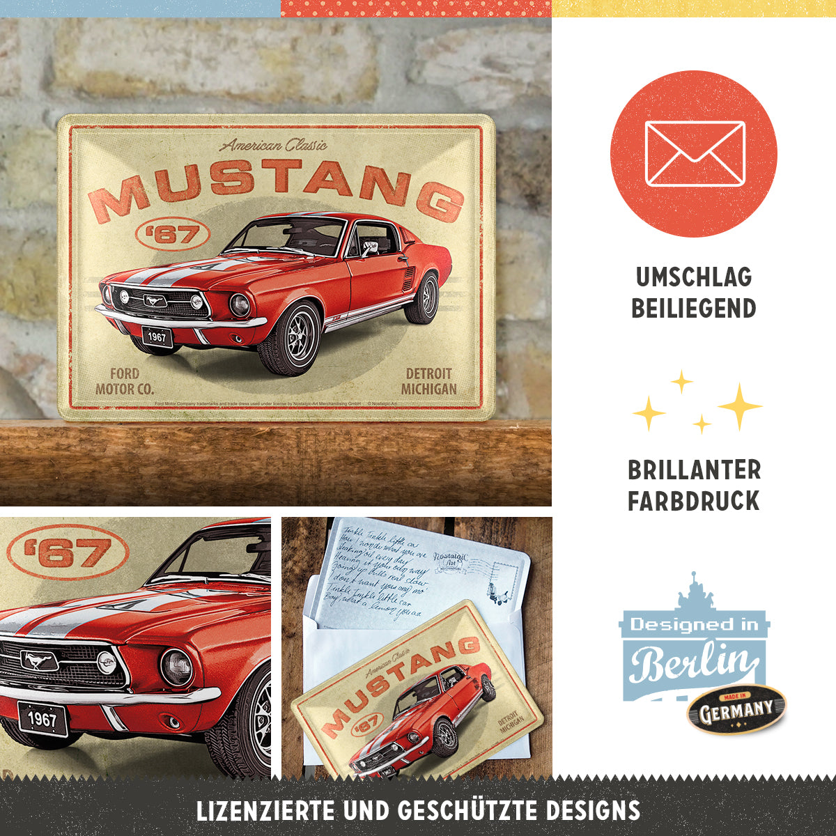 Ford Mustang - GT 1967 Red