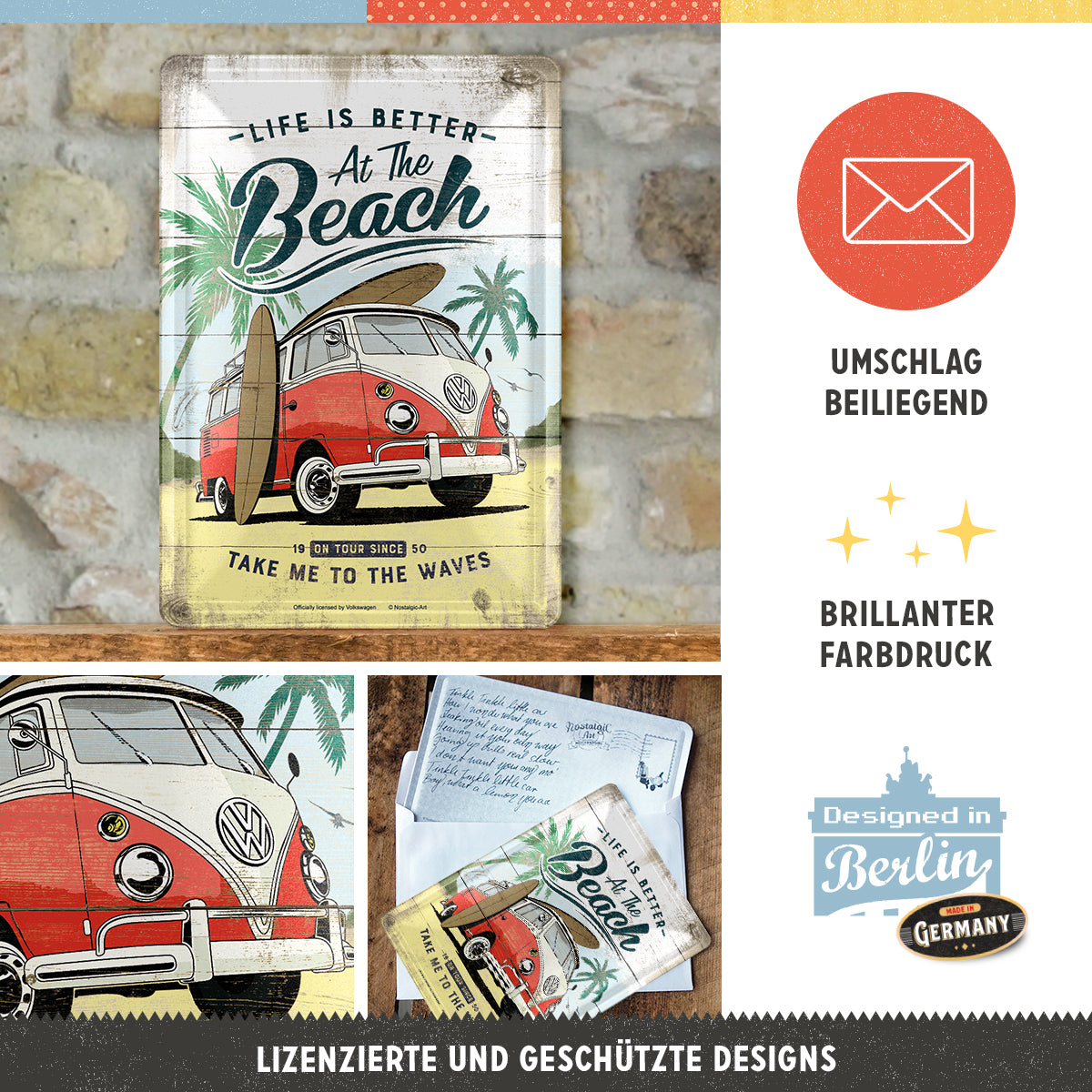 VW Bulli - Beach