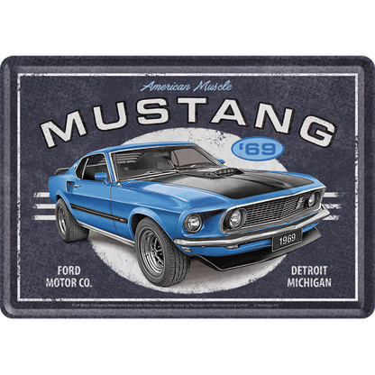 Ford Mustang - 1969 Mach 1 Blue