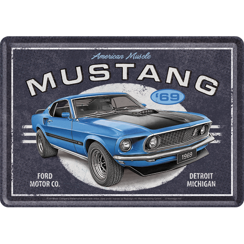 Ford Mustang - 1969 Mach 1 Blue