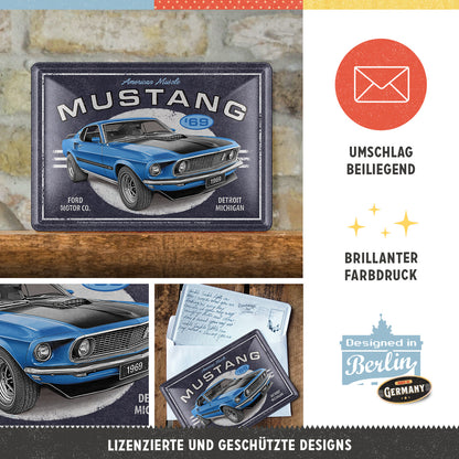 Ford Mustang - 1969 Mach 1 Blue