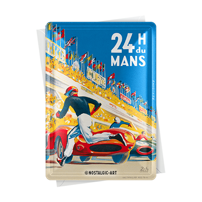 24h Le Mans - Racing Poster Blue