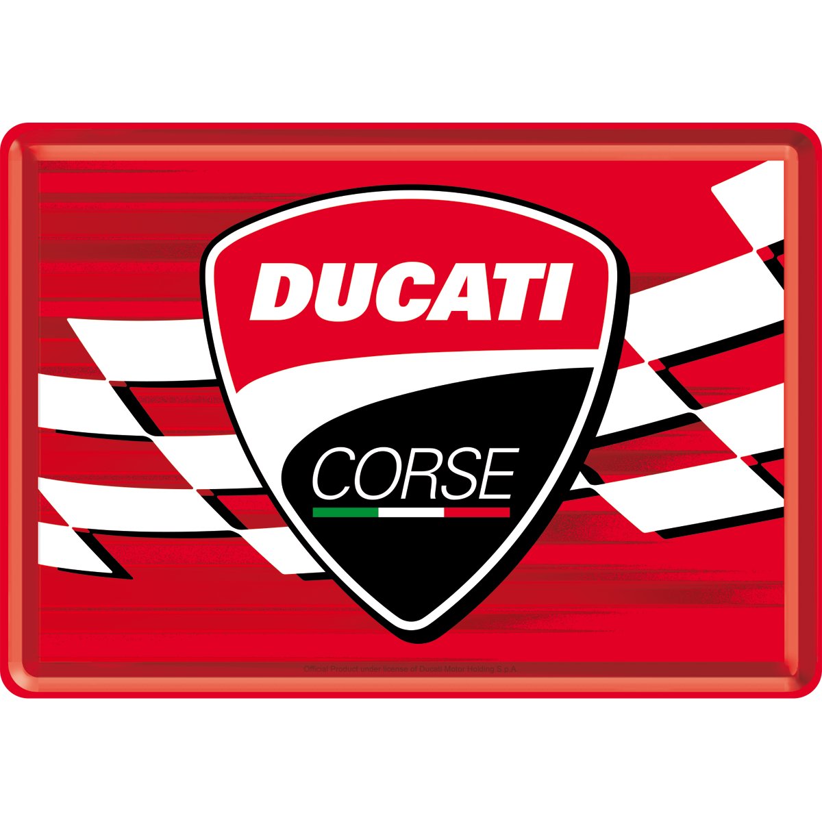 Ducati Corse - Logo Racing Flag