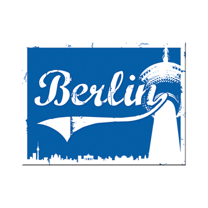 Berlin Fernsehturm Blau