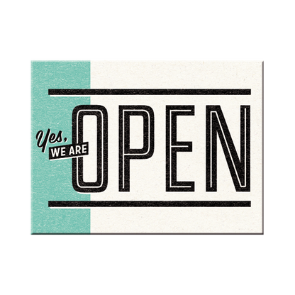 Yes, we are Open
