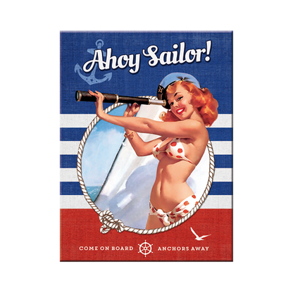Pin Up - Ahoy Sailor