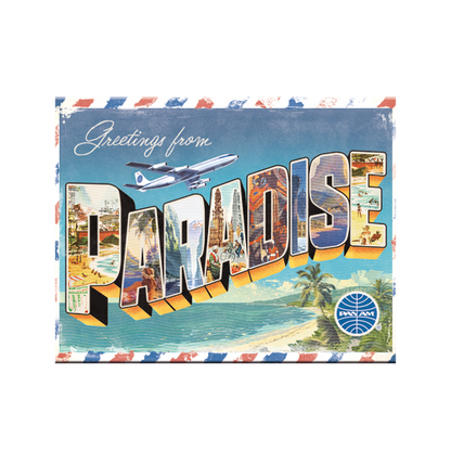 Magnet 6 x 8 cm "Pan Am - Paradise"