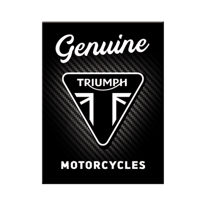 Magnet 6 x 8 cm "Triumph - Genuine Motorcycles"