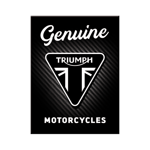 Magnet 6 x 8 cm "Triumph - Genuine Motorcycles"