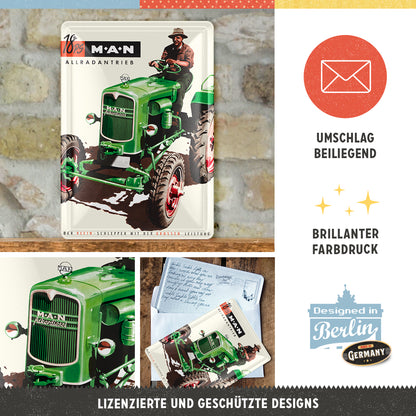 MAN Traktor Grün