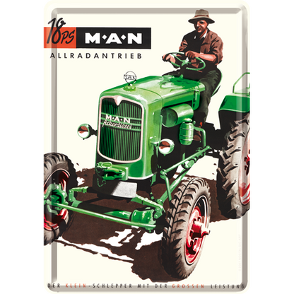 MAN Traktor Grün
