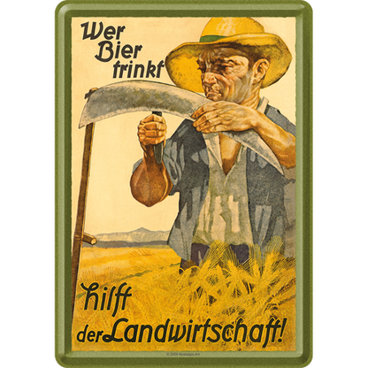 Wer Bier trinkt hilft der Landwirtschaft