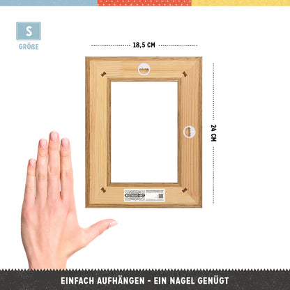 N-Frame S Holzrahmen (für 15x20 Schilder) Eiche