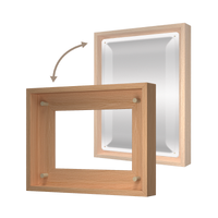 N-Frame S Holzrahmen (für 15x20 Schilder) Eiche