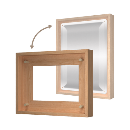 N-Frame S Holzrahmen (für 15x20 Schilder) Eiche