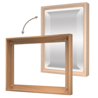 N-Frame Gallery L (for 30x40 Signs) Oak