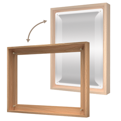 N-Frame L Holzrahmen (für 30x40 Schilder) Eiche