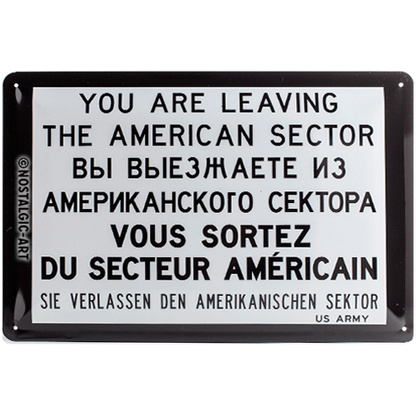 You are leaving...