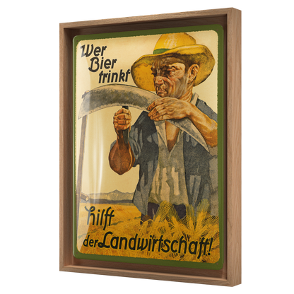 Wer Bier trinkt hilft der Landwirtschaft N-Frame L Edition