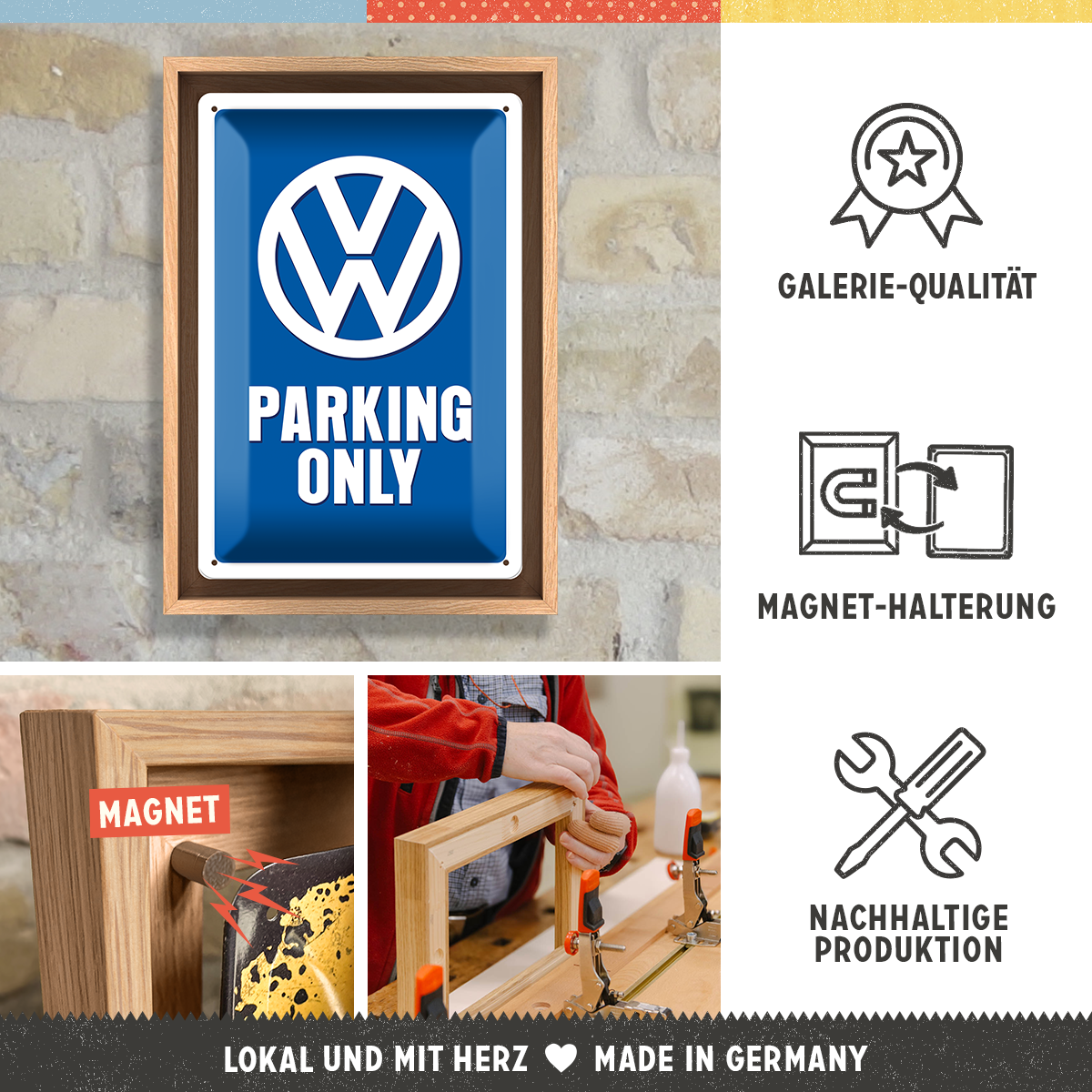 VW - Parking Only N-Frame M Edition