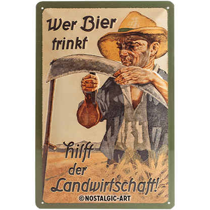 Wer Bier trinkt hilft der Landwirtschaft