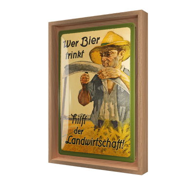 Wer Bier trinkt hilft der Landwirtschaft N-Frame M Edition