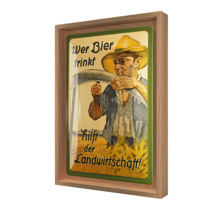 Wer Bier trinkt hilft der Landwirtschaft N-Frame M Edition