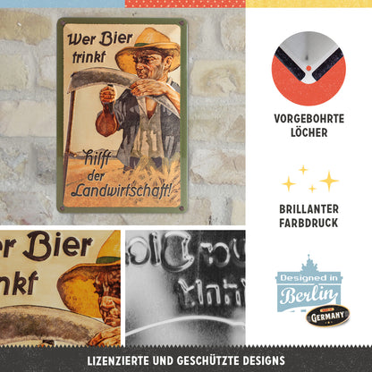 Wer Bier trinkt hilft der Landwirtschaft