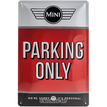Mini - Parking Only Red