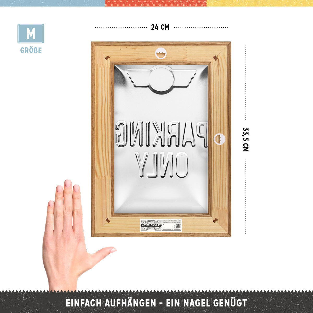 Mini - Parking Only Red N-Frame M Edition