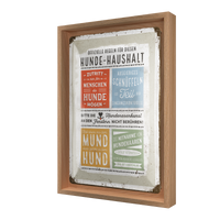 PfotenSchild - Hunde-Haushalt Regeln N-Frame M Edition