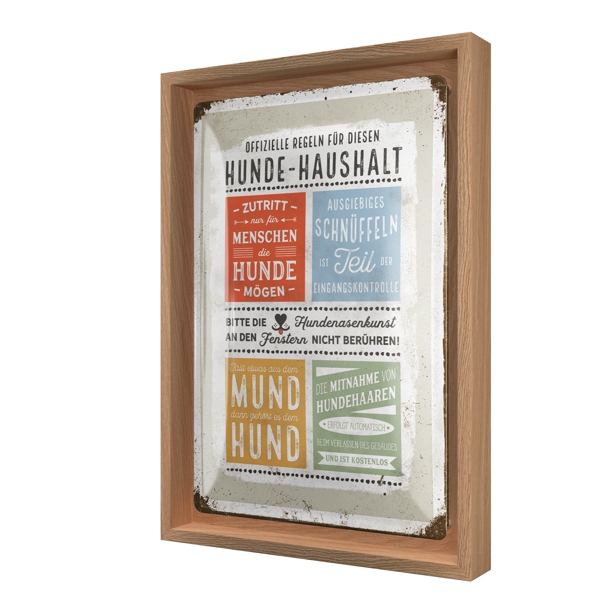 PfotenSchild - Hunde-Haushalt Regeln N-Frame M Edition