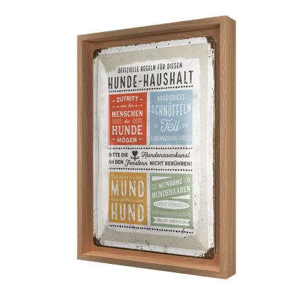 PfotenSchild - Hunde-Haushalt Regeln N-Frame M Edition