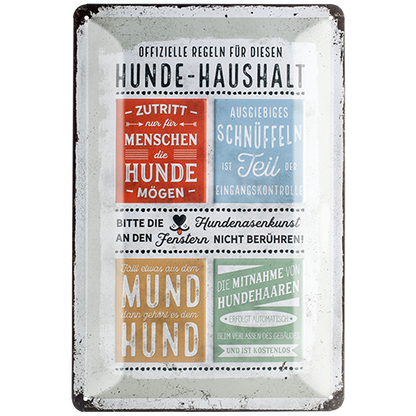 PfotenSchild - Hunde-Haushalt Regeln