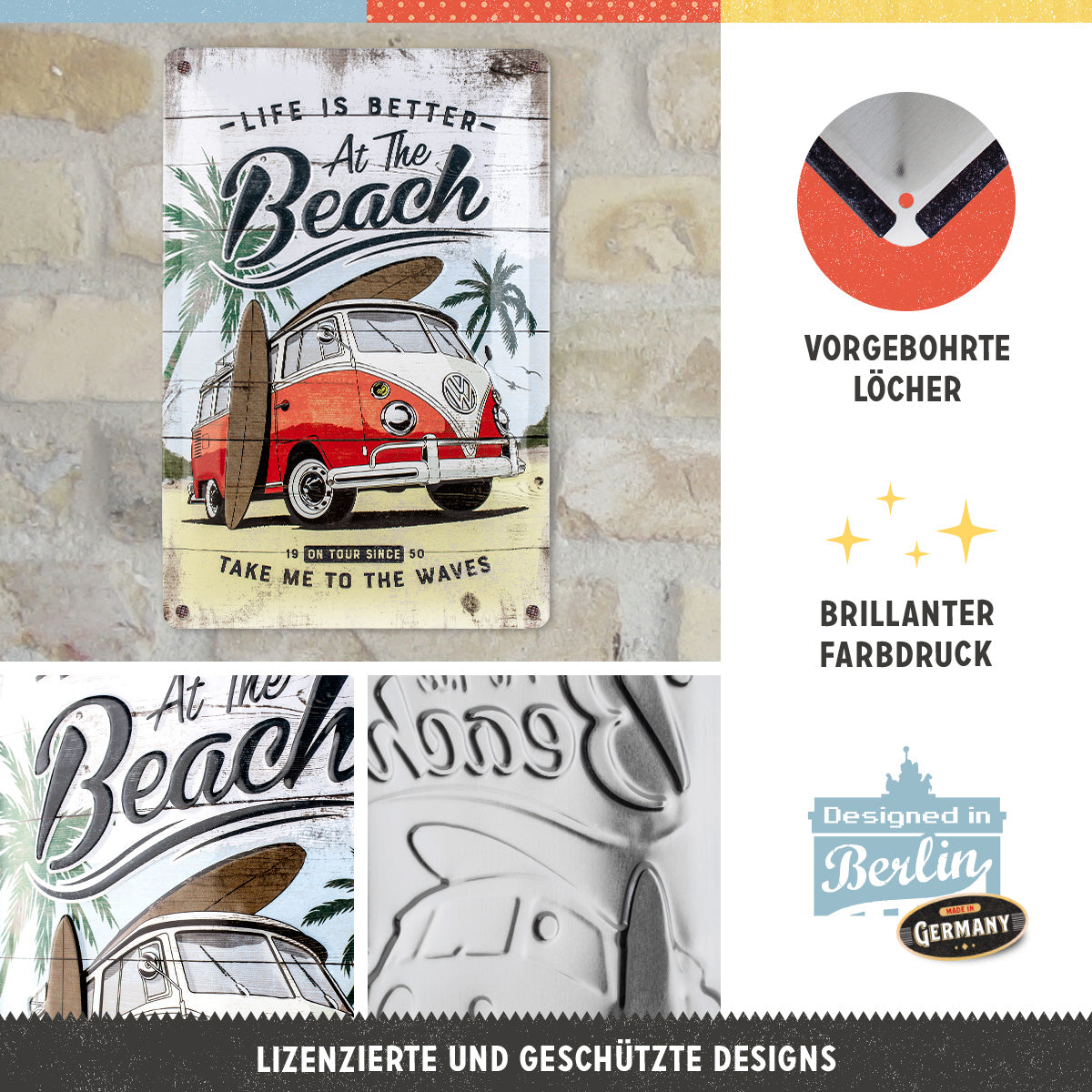 VW Bulli - Beach