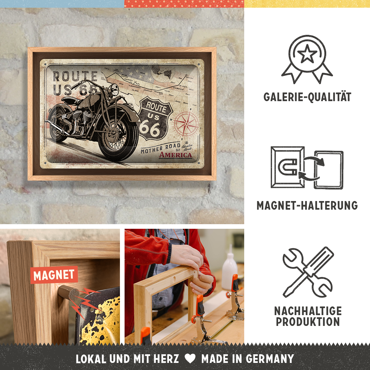 Route 66 - Bike Map N-Frame M Edition