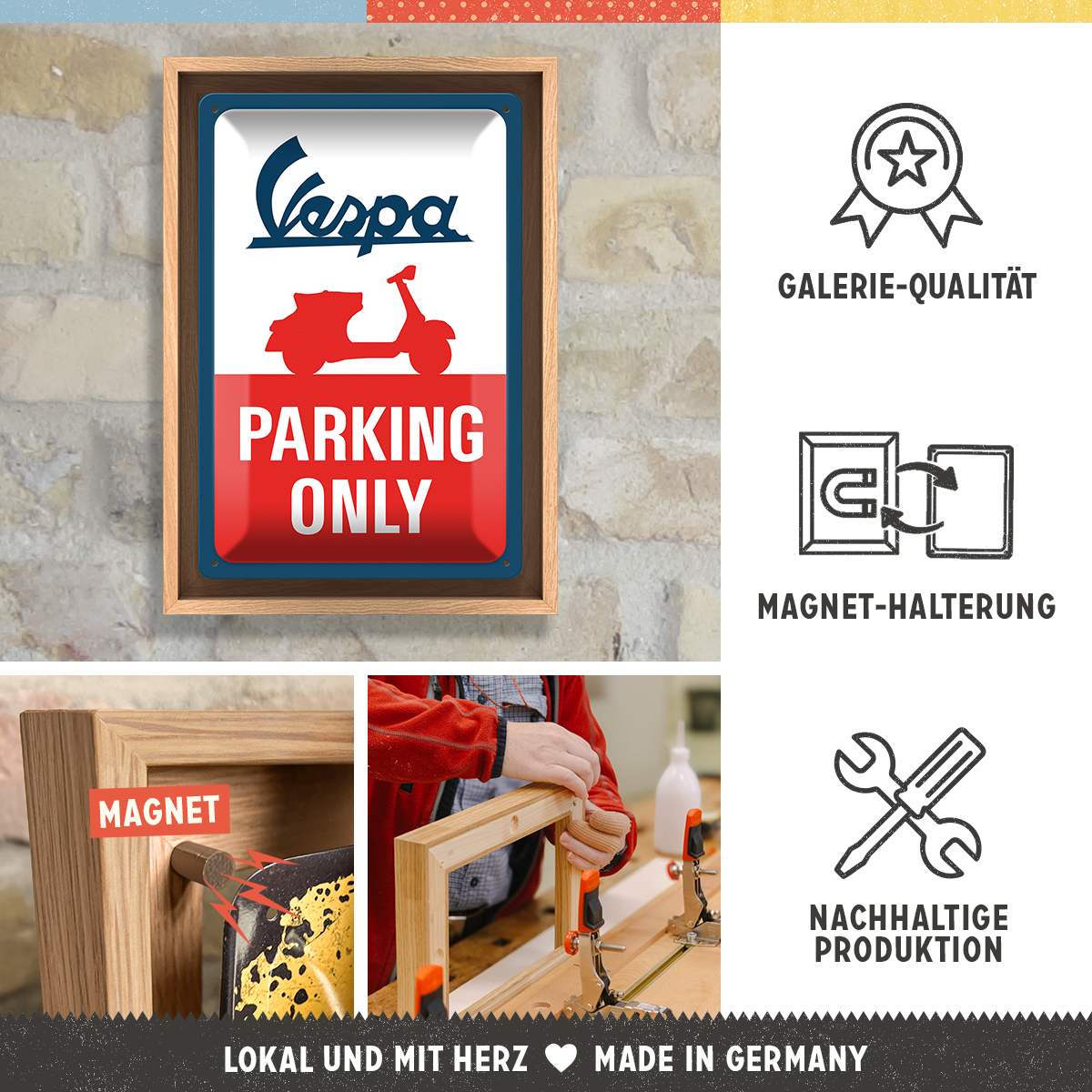 Vespa - Parking Only N-Frame M Edition