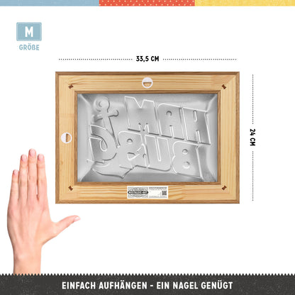 Hamburg - Bilder-Buchstaben & Anker N-Frame M Edition