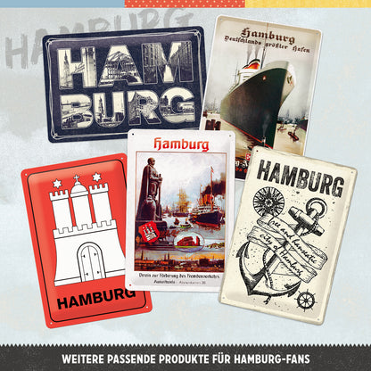Hamburg - Bilder-Buchstaben & Anker