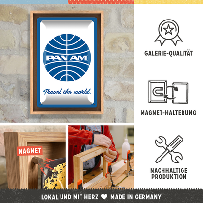 Pan Am - Travel the world Logo white N-Frame M Edition