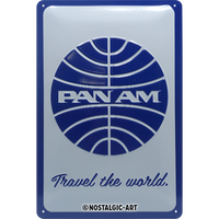 Pan Am - Travel the world Logo white