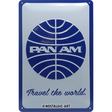 Pan Am - Travel the world Logo white