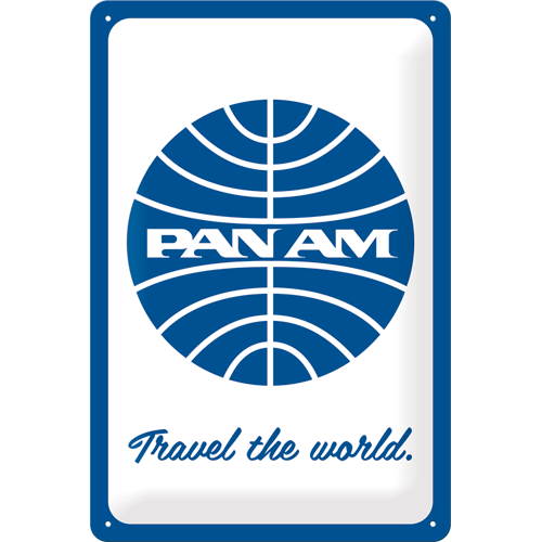 Pan Am - Travel the world Logo white