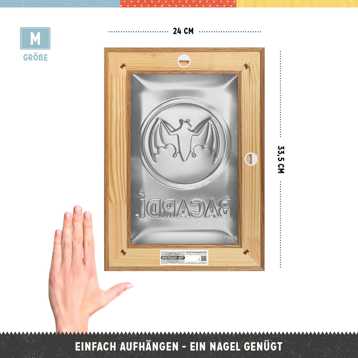 Bacardi - Logo Black N-Frame M Edition