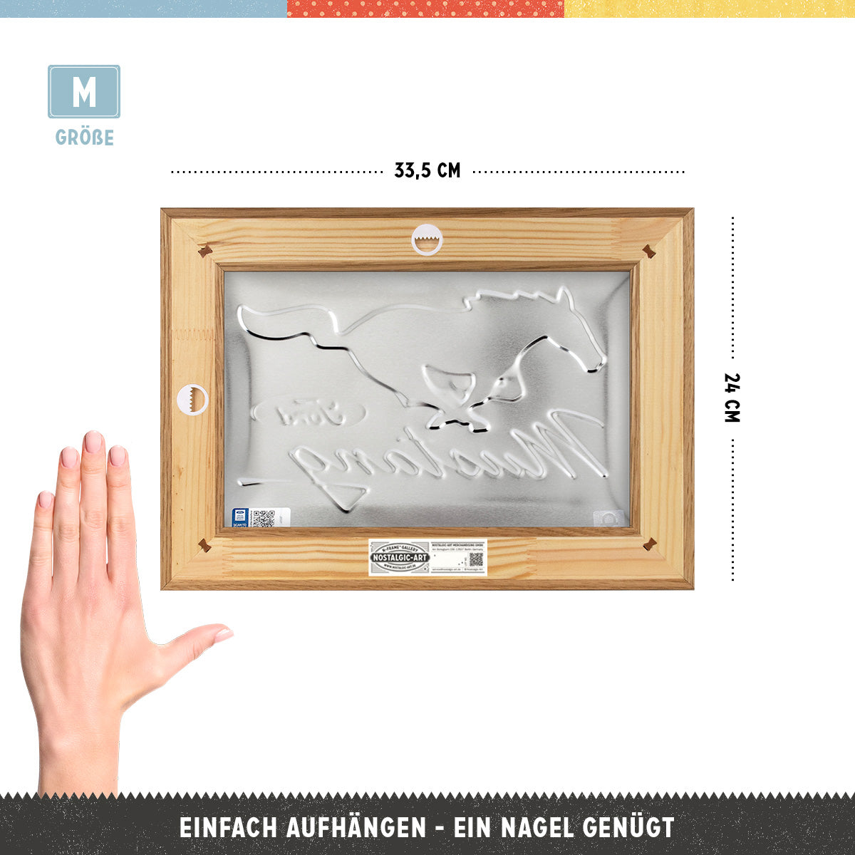 Ford Mustang - Horse Logo Black N-Frame M Edition