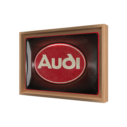 Audi - Logo Red Shine N-Frame M Edition