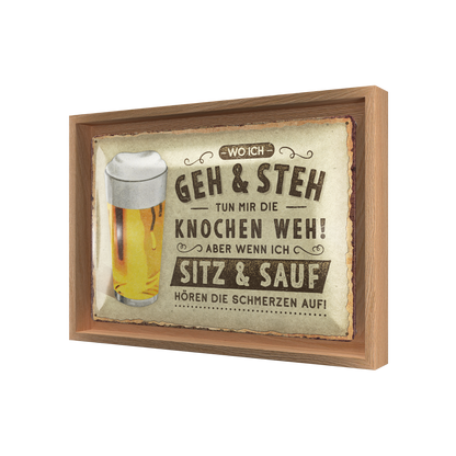 Wo ich geh und steh - Bier N-Frame M Edition